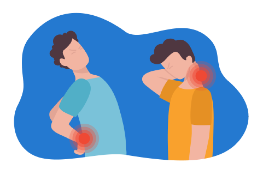 Uma almofada demasiado firme ou com pouco apoio de pescoço pode provocar dores.